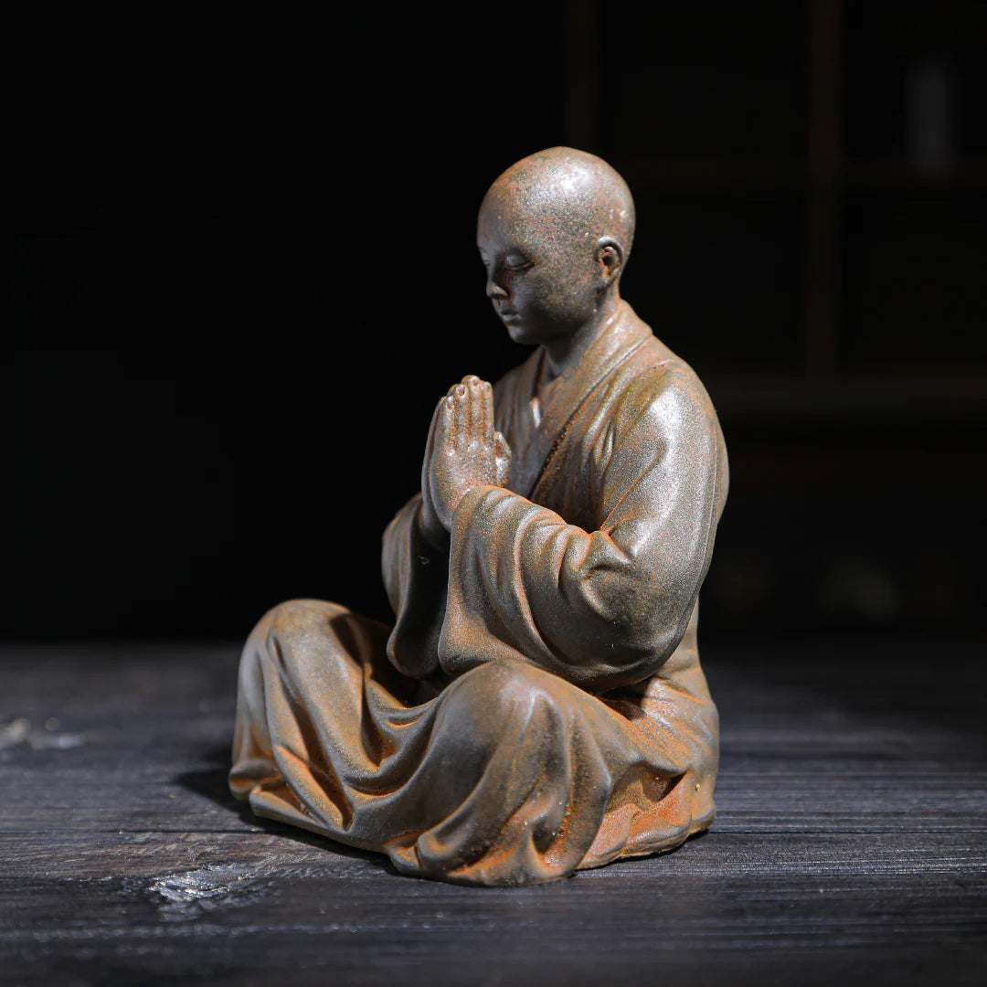 Monje sentado zen