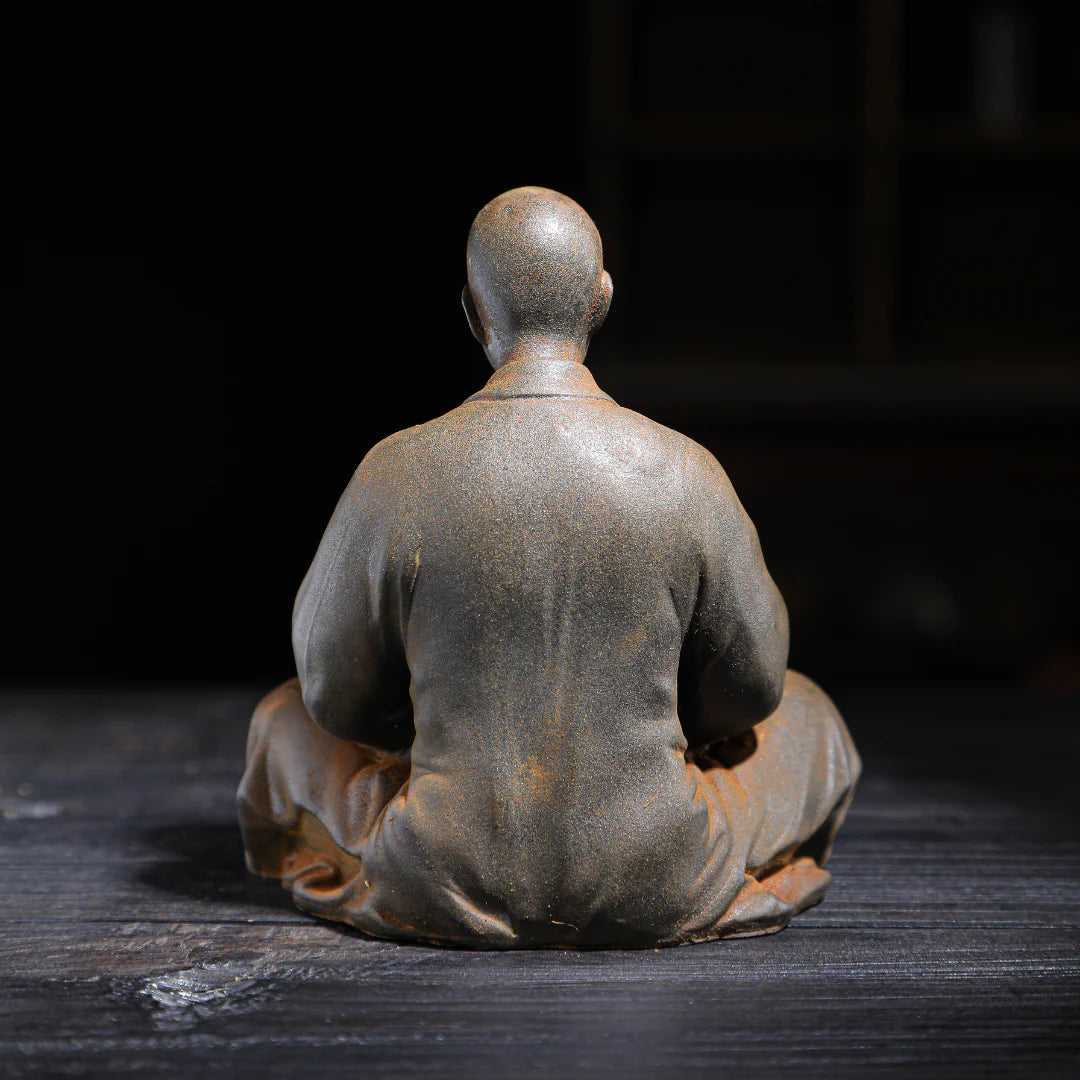 Monje sentado zen