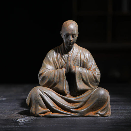 Monje sentado zen 