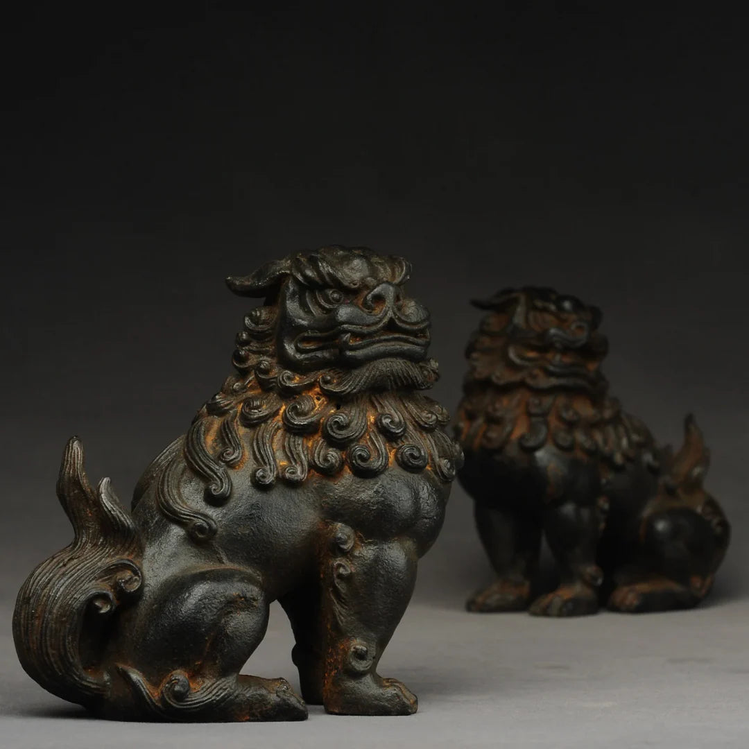Iron Guardians Foo Dogs
