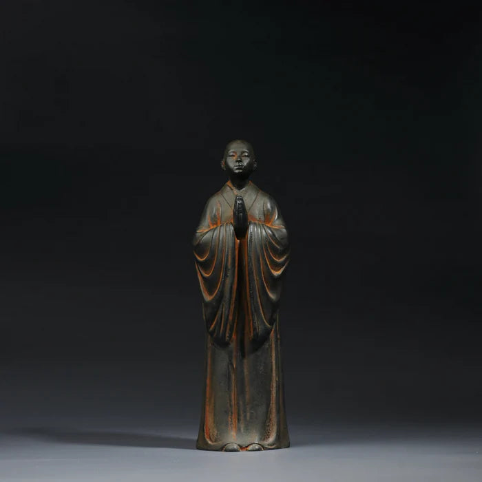 Standing Buddhist Monk